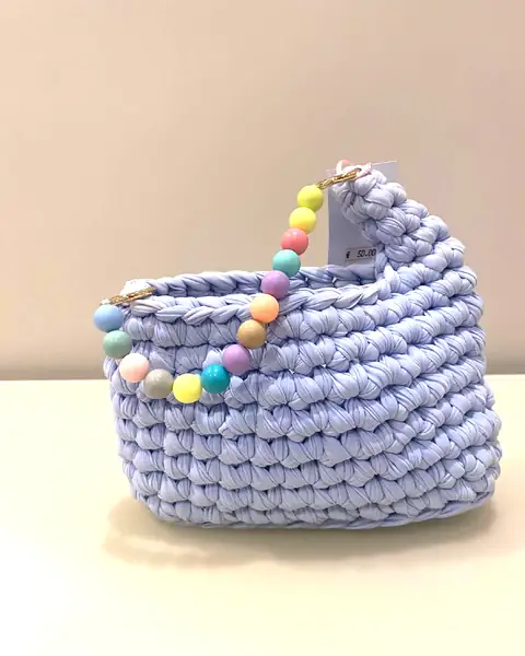 Pezzi unici Borsina perle multicolor